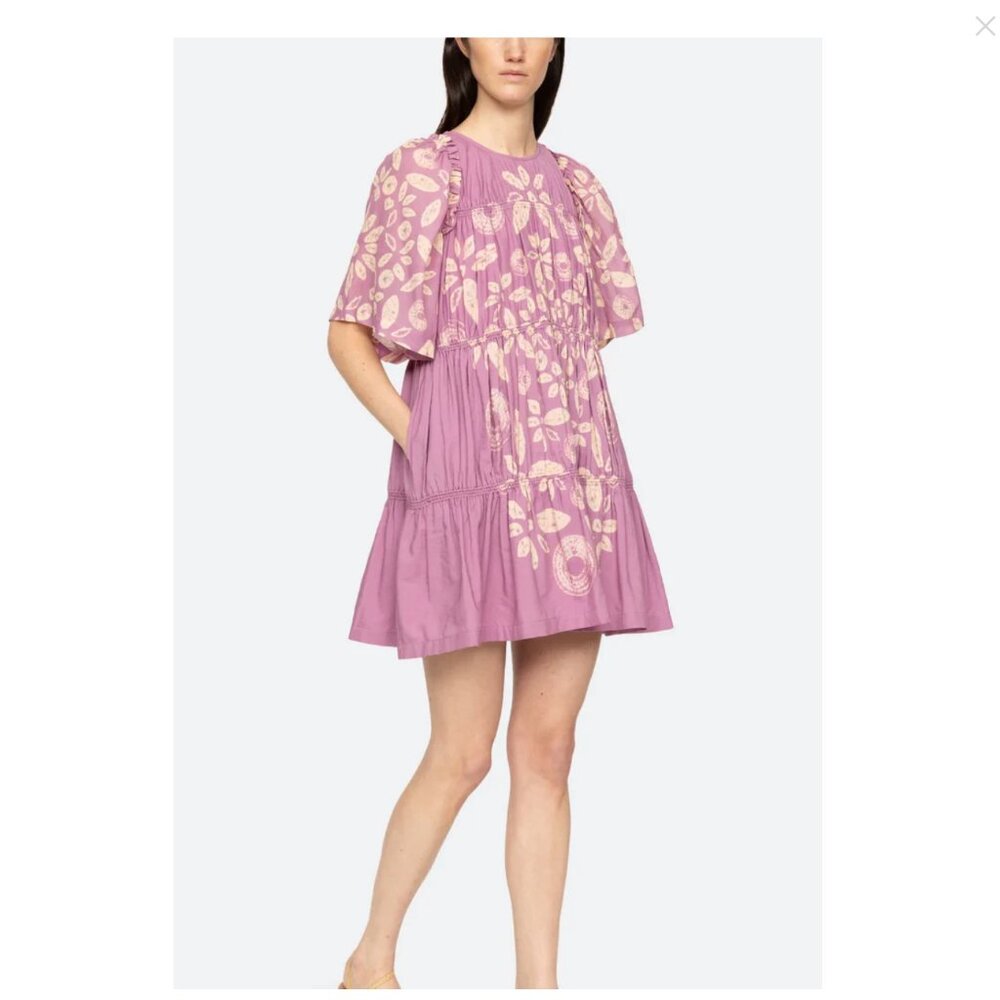 Sea New York Lilac Thea Mini Dress Size Small - Picture 11 of 12